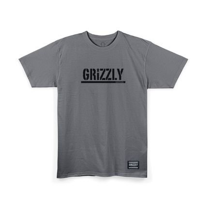 Camiseta Grizzly Mid Stamp Ss Tee Cinza - Marca Grizzly