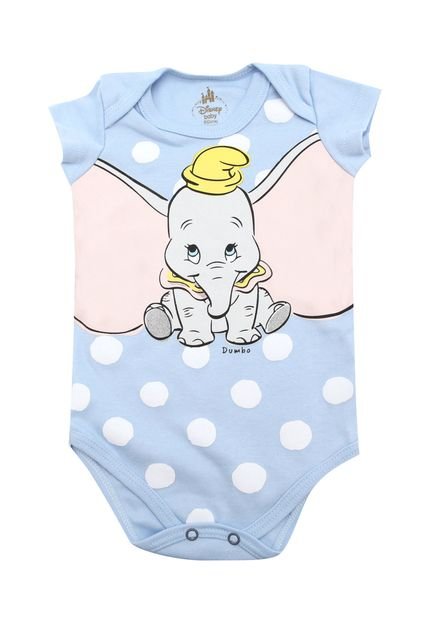 Body Marlan Baby Menino Dumbo Azul - Marca Marlan Baby