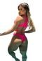 Maiô Body Multiformas Argola Cut Out Raquelly  Pink - Marca Cia do Vestido