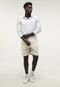 Camisa Linho Calvin Klein Slim Stripes Branca - Marca Calvin Klein