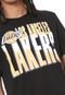 Camiseta Mitchell & Ness Los Angeles Lakers Preta - Marca Mitchell & Ness