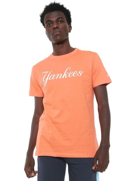 Camiseta New Era New York Yankees Laranja - Marca New Era