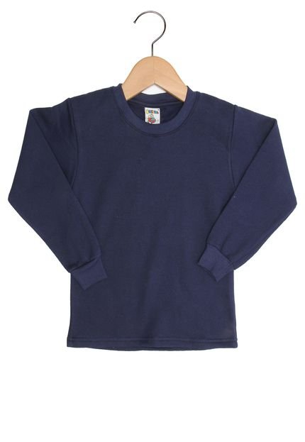 Blusa De Moletom Molekada Infantil Azul - Marca Molekada