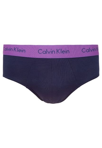 Cueca Calvin Klein Underwear Tradicional Cós Azul Marinho - Marca Calvin Klein Underwear