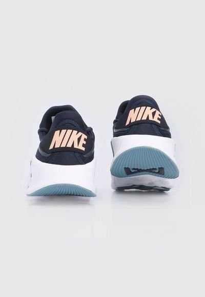 Tenis Training Azul Navy Palo Rosa Blanco Nike Free Metcon 4