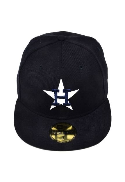 Boné New Era Fitted Houston Astros Azul-marinho - Marca New Era