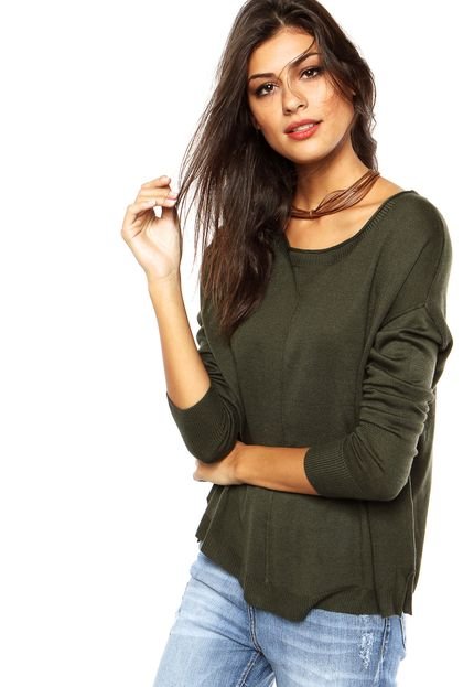 Suéter Shoulder Ampla Verde - Marca Shoulder