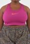 Top Nike Swoosh Bra Plus Size Rosa - Marca Nike