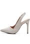 Scarpin Ramarim Liso Off-White - Marca Ramarim