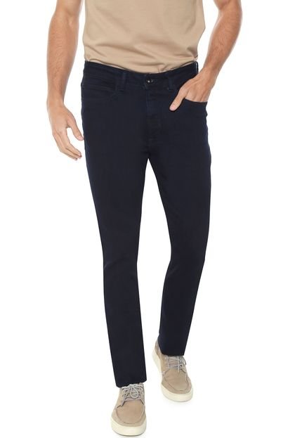 Calça Jeans Calvin Klein Reta Pespontos Azul - Marca Calvin Klein