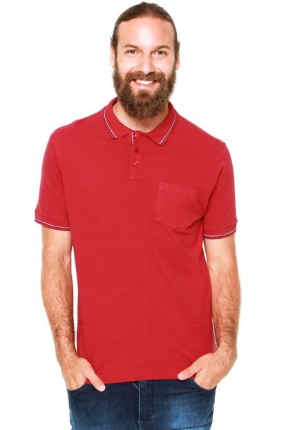 Camisa Polo Forum Muscle Vermelha - Marca Forum