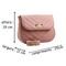Bolsa Pequena Com Alça De Lado Regulável E Material Bordado De Alta Costura Rosa - Marca WILLIBAGS