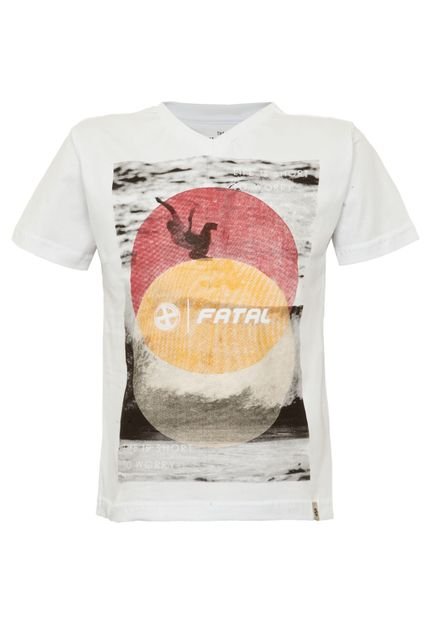 Camiseta Fatal Life Branca - Marca Fatal Surf
