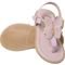 Sandália Infantil Menina Antiderrapante Confortável Laço Borboleta Nude - Marca Pepite Moda Infantil