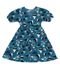 Vestido Midi Estampado Plus Size Secret Glam Azul - Marca Secret Glam