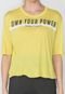 Camiseta Colcci Fitness Own Your Power Amarela - Marca Colcci Fitness