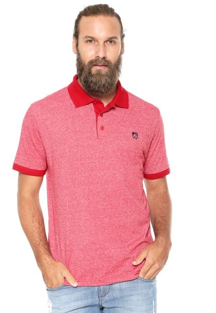 Camisa Polo Mr Kitsch Maga Curta Mouline Vermelha - Marca MR. KITSCH