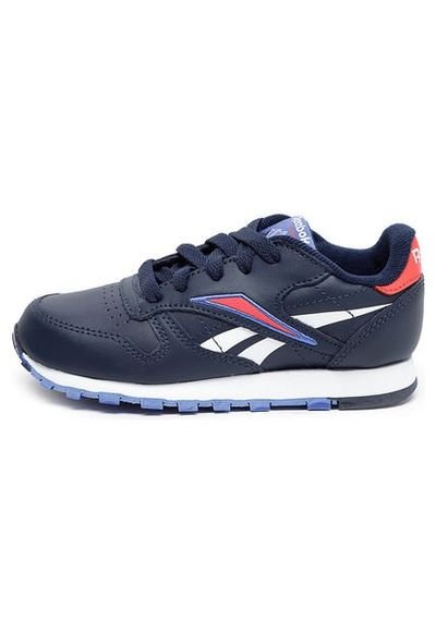 Zapatilla Ni os Classic Leather Azul Reebok Compra Ahora