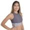 Top fitness tecido emana cropped com zíper feminino Liebe - Marca Liebe
