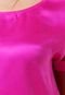 Blusa Seda Shoulder Clean Rosa - Marca Shoulder