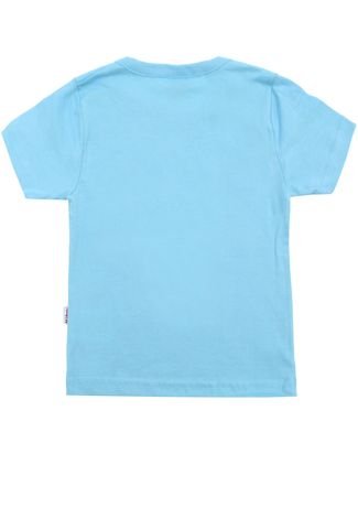 Camiseta Kiko Menino Animada Azul