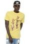 Camiseta Diamond Supply Co Blossom  Amarela - Marca Diamond Supply Co