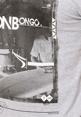 Camiseta Onbongo Cavendish Beach Cinza