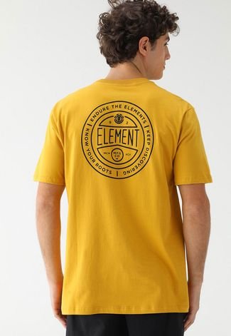 Camiseta Element Reta Endure Amarela