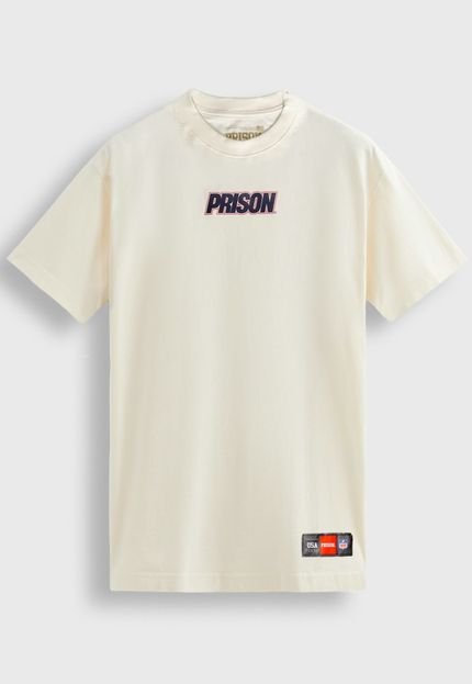 Camiseta Streetwear Prison Traditional Logo Off-White - Marca Prison