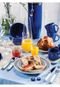 Aparelho de Jantar e Chá Oxford Cerâmica Donna Grecia 20 pçs Branco/Azul - Marca Biona