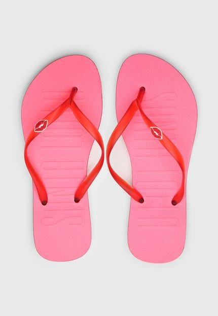 Chinelo Santa Lolla Necessarie Estampa Beijo Rosa - Marca Santa Lolla