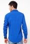Camisa Colcci Slim Bordado Azul - Marca Colcci