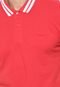Camisa Polo Colcci Reta Logo Vermelha/Branca - Marca Colcci