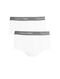 Cuecas Calvin Klein Brief Cotton Print Branca Pack 2UN - Marca Calvin Klein