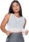 Kit 3 Cropped Transparente Golden Modas Tela Fitness Regata Telinha Academia Blusa - Marca Golden Modas