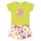 Conjunto Curto Floral Moletom Infantil Feminino Marisol Play - Marca Marisol Play