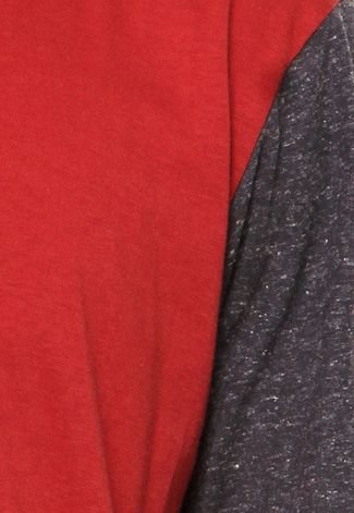 Camiseta Manga Curta Globe Zissou Vermelha/Cinza