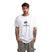 Camiseta Oversized Branca Take It Work P ao G4 - Marca CFAstore