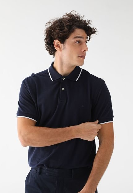 Camisa Polo Aramis Reta Icon Azul-Marinho - Marca Aramis