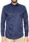 Camisa Aleatory Comfort Azul - Marca Aleatory