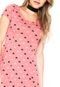 Vestido FiveBlu Curto Decote Redondo Rosa - Marca FiveBlu