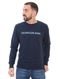 Moletom Calvin Klein Masculino Classic Front Blue Azul Marinho - Marca Calvin Klein