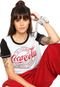 Camiseta Coca-Cola Jeans New Comfort Branca/Preta - Marca Coca-Cola Jeans