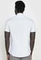 Camisa Aramis Slim Geométrica Branca/Azul-Marinho - Marca Aramis