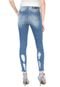Calça Jeans Planet Girls Skinny Destroyed Azul - Marca Planet Girls
