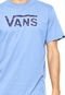 Camiseta Vans Classic Logo Fi Azul - Marca Vans