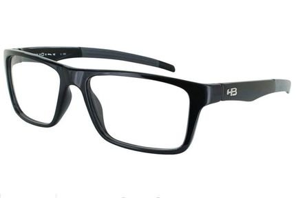 Óculos de Grau HB Polytech 93119/52 Preto Gloss - Marca HB