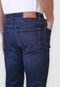 Calça Jeans Hering Slim Estonada Azul-Marinho - Marca Hering