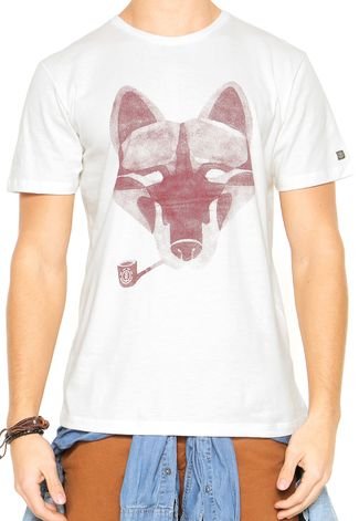 Camiseta Element Wolf Branca