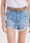Short Grandfather Jeans com Cinto My Favorite Things - Marca My Favorite Things